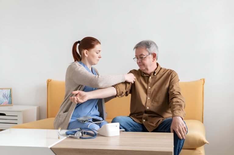 complete break while older adults receive round-the-clock assistance