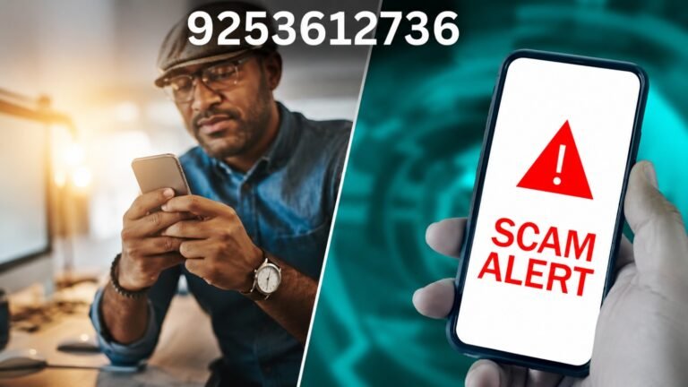 9253612736 – Who Called? Is It Safe or a Scam? Full 2026 Guide 9253612736