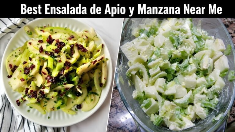 Best Ensalada de Apio y Manzana Near Me: Fresh, Healthy & Delicious Salad Guide Best Ensalada de Apio y Manzana Near Me